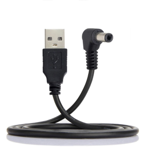 CY USB 2.0 Type a Male to 5.5 X 2.5Mm DC 5V Power Plug Barrel Connector Charge Cable 80Cm