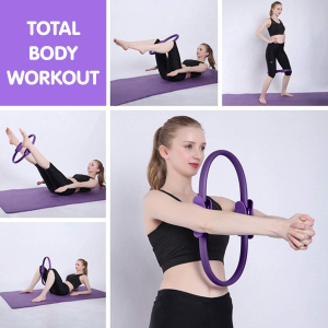 Powertrain Pilates Ring Band Yoga Home Workout Exercise Band