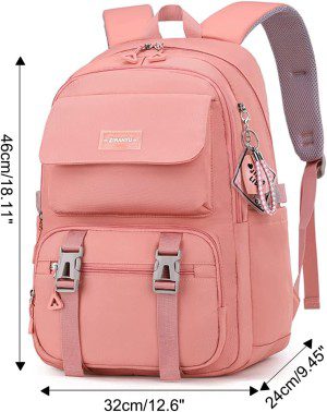 Teen Girls Casual Backpack High Middle School Daypack Women Daily Travel Laptop Bag