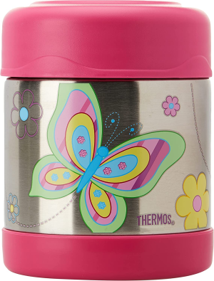 Thermos Funtainer Vacuum Insulated Food Jar, 290Ml, Butterfly, F300BK