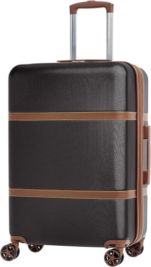 Amazon Basics Vienna Spinner Luggage Expandable Suitcase with Wheels