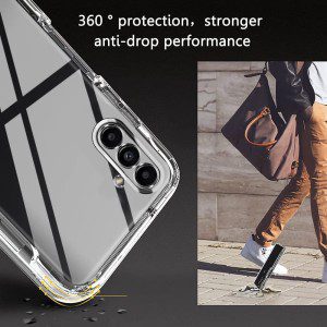 T Tersely Clear Case Cover for Samsung Galaxy A04S/A13 5G (6.5 Inch), Soft Slim Fit Shockproof Crystal TPU Protective Case Cover for Samsung Galaxy A04S/A13