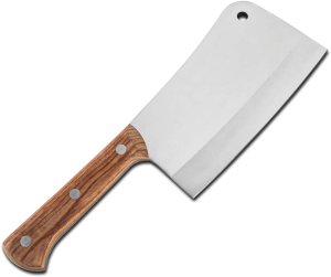 SHI BA ZI ZUO Heavy Duty Cleaver Butcher Knife for Chopping Bones