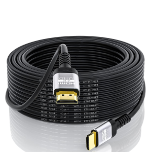 Soonsoonic 4K HDMI Cable 15M (50 Ft) | Ultra High Speed HDMI 2.0 Cable & 4K@60Hz HDR 3D ARC HDCP2.2 Ethernet HDMI Cord | for UHD TV Monitor Laptop Xbox PS4/PS5 Ect