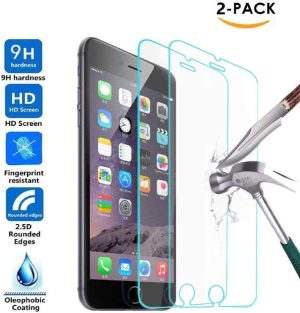 T Tersely [2 Packs] Screen Protector for Apple Iphone 8/Iphone 7/Iphone 6S/Iphone 6, Premium Tempered Glass Screen Protector Film [9H Hardness][Case Friendly] for Iphone 8 7 6S 6 (4.7 Inch)