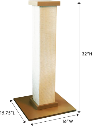 Smartcat 3832 Ultimate Scratching Post, 81Cm Height, Beige