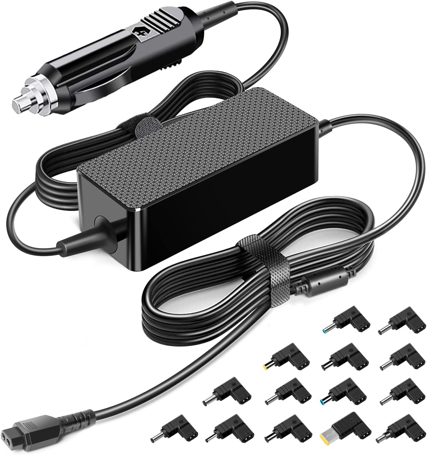 KFD 100W 90W 65W Car Vehicle Universal Laptop Adapter Power Supply for HP Dell Toshiba Satellite Gateway IBM Thinkpad Acer ASUS Compaq Samsung Sony Fujitsu Notebook Computer Travel DC Power Charger