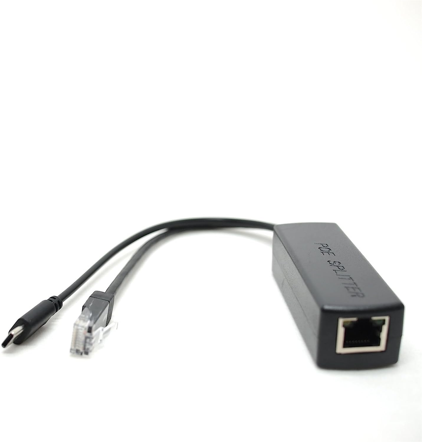 DSLRKIT Gigabit USB Type C Active Poe Splitter 48V to 5V Ieee802.3Af Power over Ethernet for Raspberry Pi 4 4B