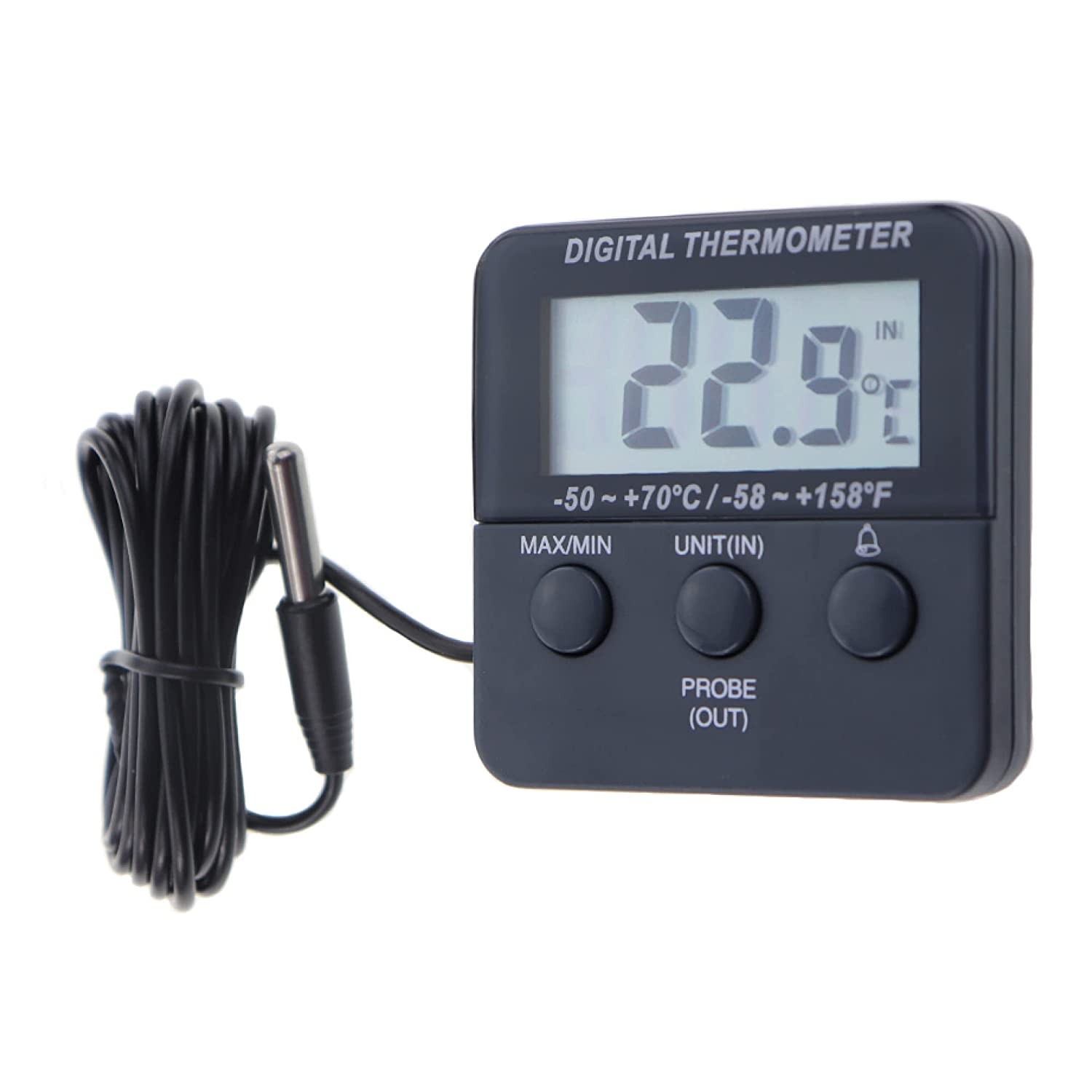 Digital Fridge Thermometer with Alarm and Max Min Temperature Feature Freezer Chiller Cooler