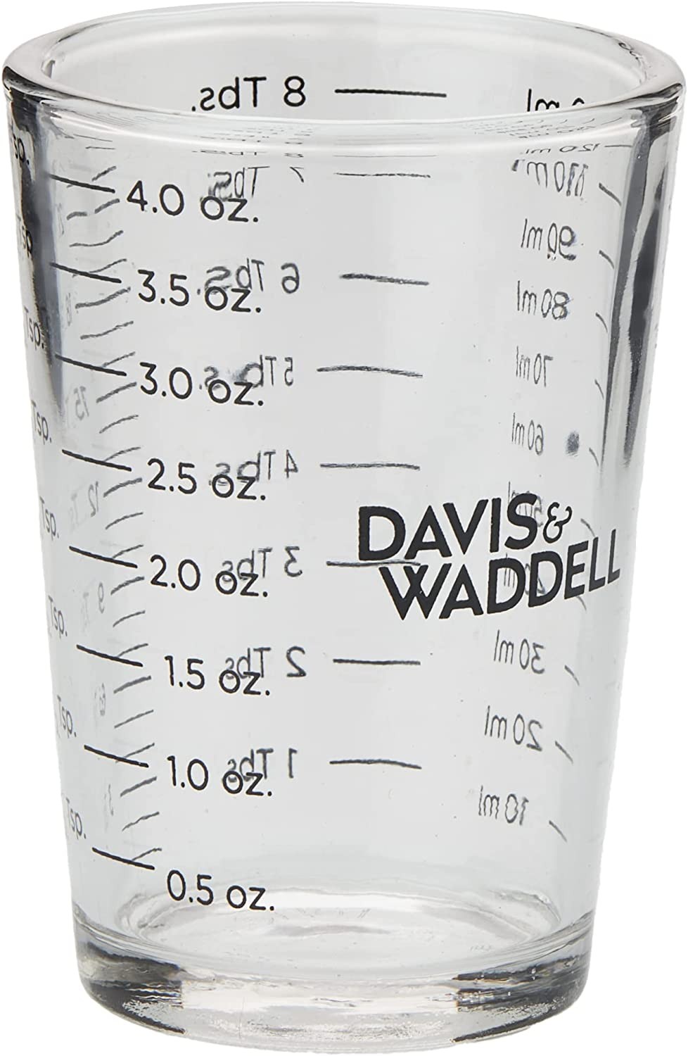 Davis & Waddell Glass Measuring Cup, Clear, DES0098