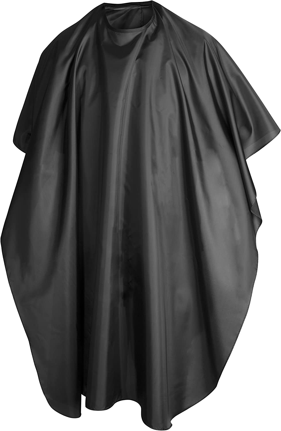 TRIXES Black Full Length Cape Unisex Professional Barbers Hairdressers Gown for Hair Styling, Cuts and Colours