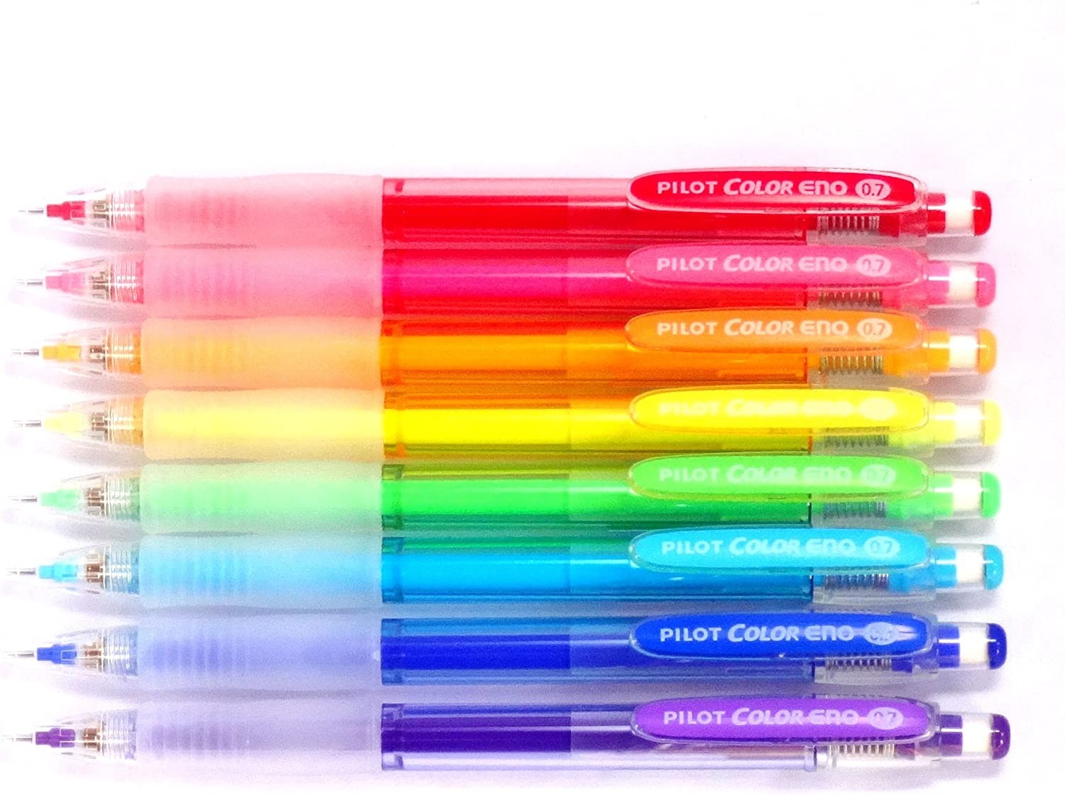 Pilot Color Eno Mechanical Pencil 0.7Mm 8 Color Set (Japan Import) [Komainu-Dou Original Package]