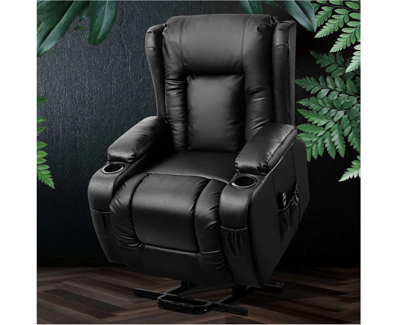 Artiss Massage Chair Recliner Lounge Electric Leather