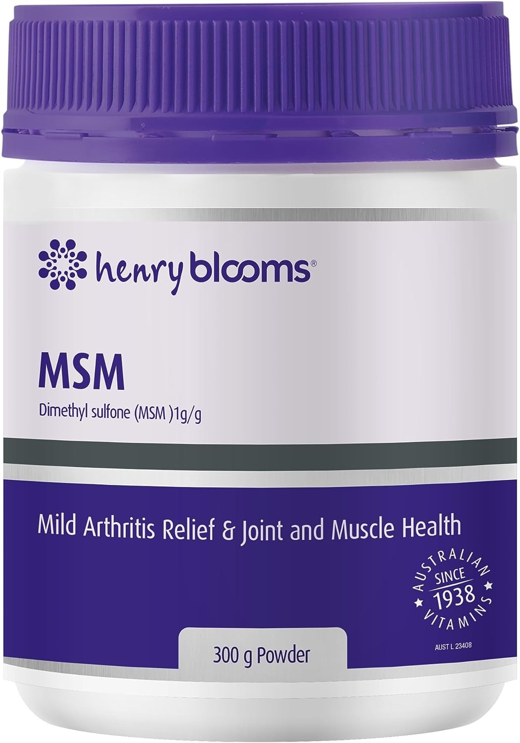 Henry Blooms MSM Powder, 300G