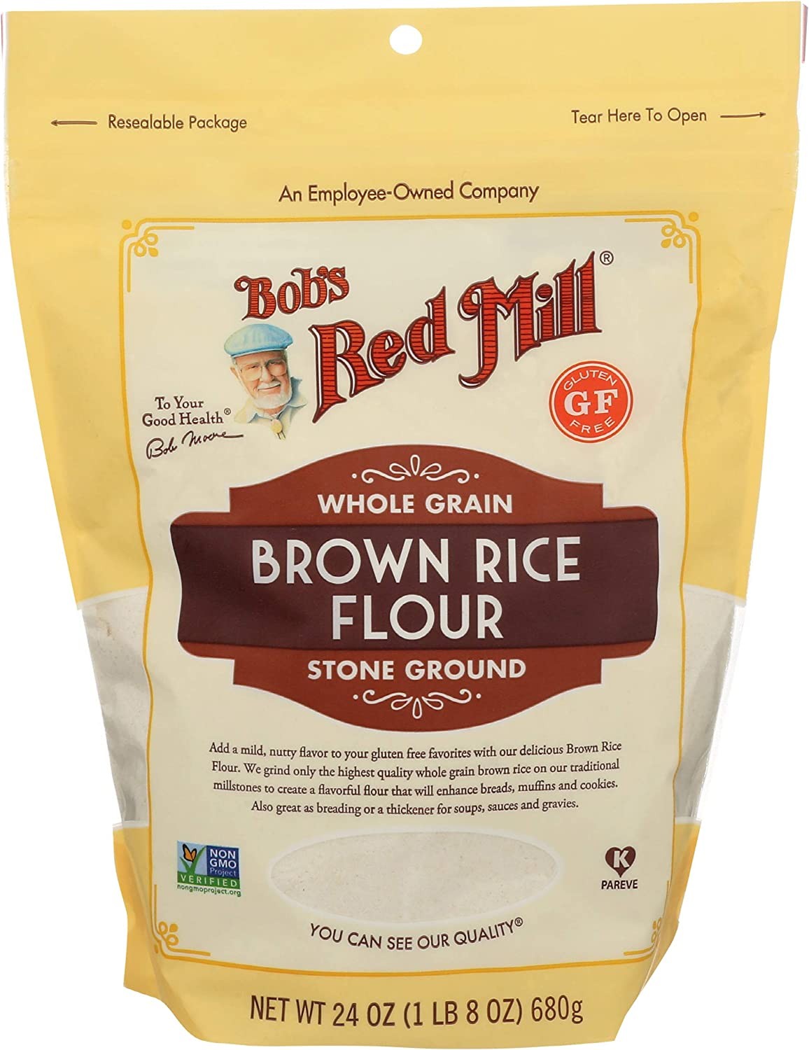 Bob’S Red Mill Bob`S Red Mill Wholegrain Brown Rice Flour 680G, 680 G