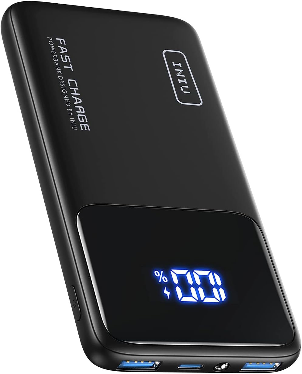 INIU 22.5W Power Bank, 10500Mah Slim USB C Portable Charger Fast Charging PD3.0 QC4.0, LED Display Battery Pack Portable for Iphone 15 14 13 12 Pro Max Samsung S22 Google LG Xiaomi Airpods Switch Ipad