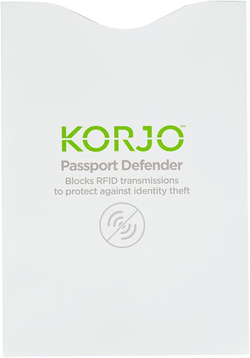 Korjo Passport Defenders, RFID Protector, White (2Pc)