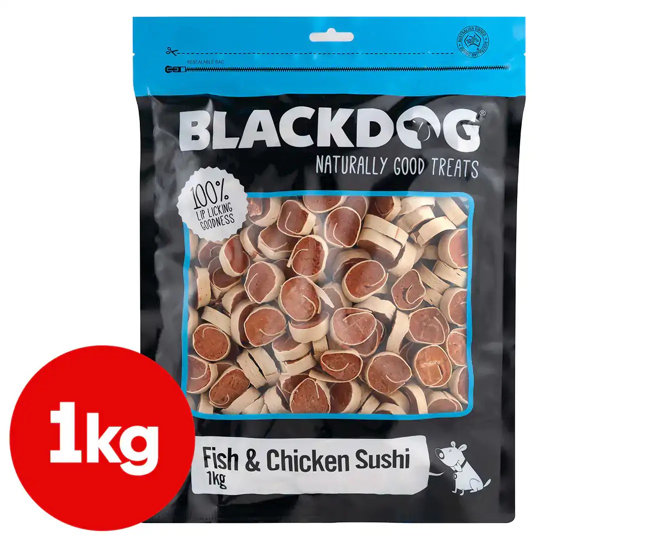 Blackdog Fish & Chicken Sushi Dog Treats 1Kg