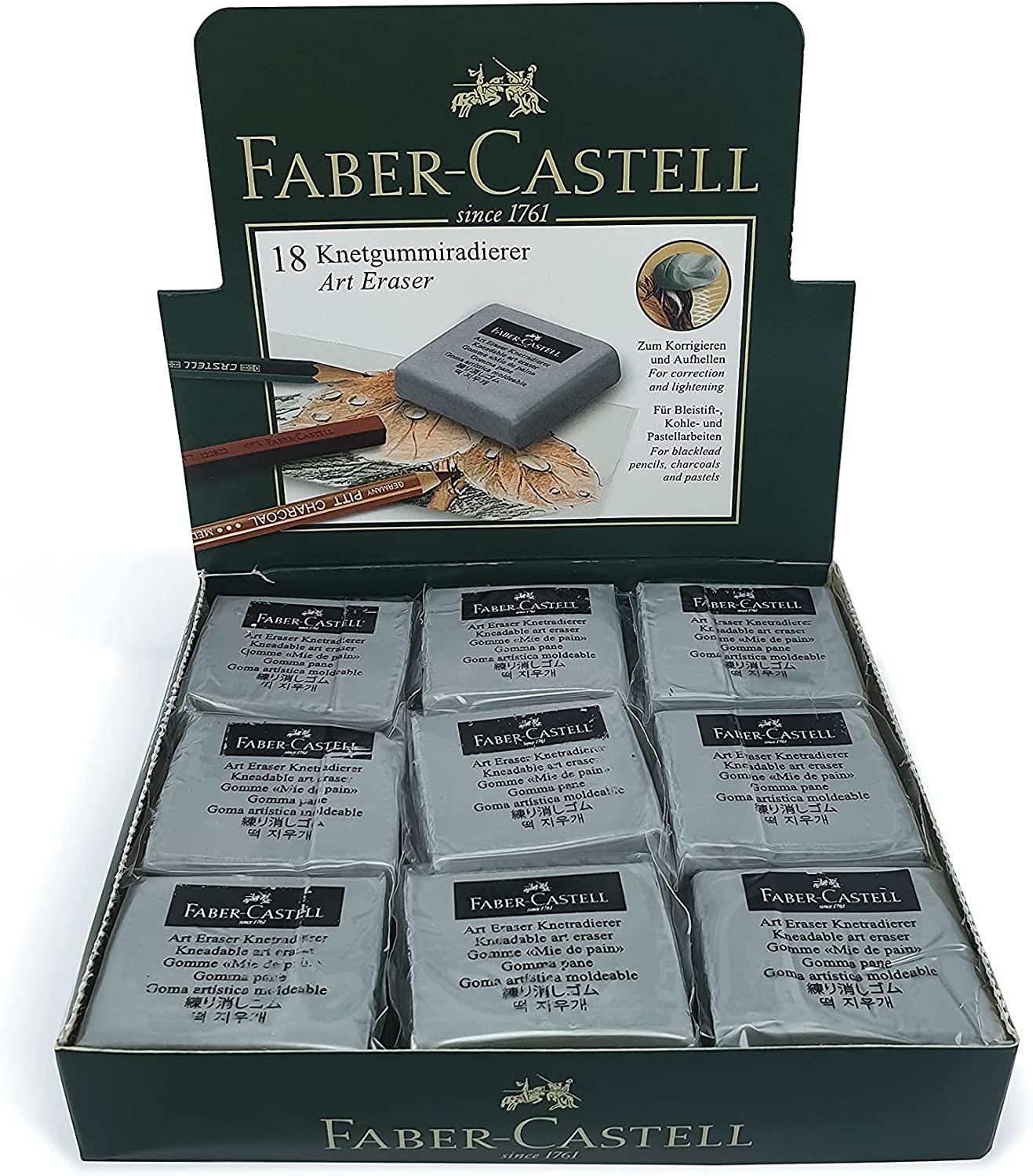 Faber-Castell Kneadable Eraser Grey, (82-127020)