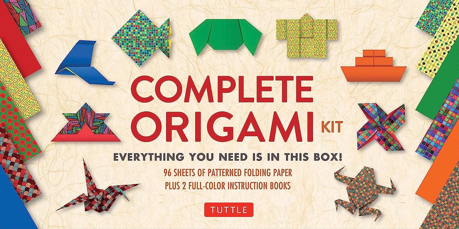 Complete Origami Kit: [Kit with 2 Origami How-To Books, 98 Papers, 30 Projects] This Easy Origami for Beginners Kit Is Great for Both Kids and Adults