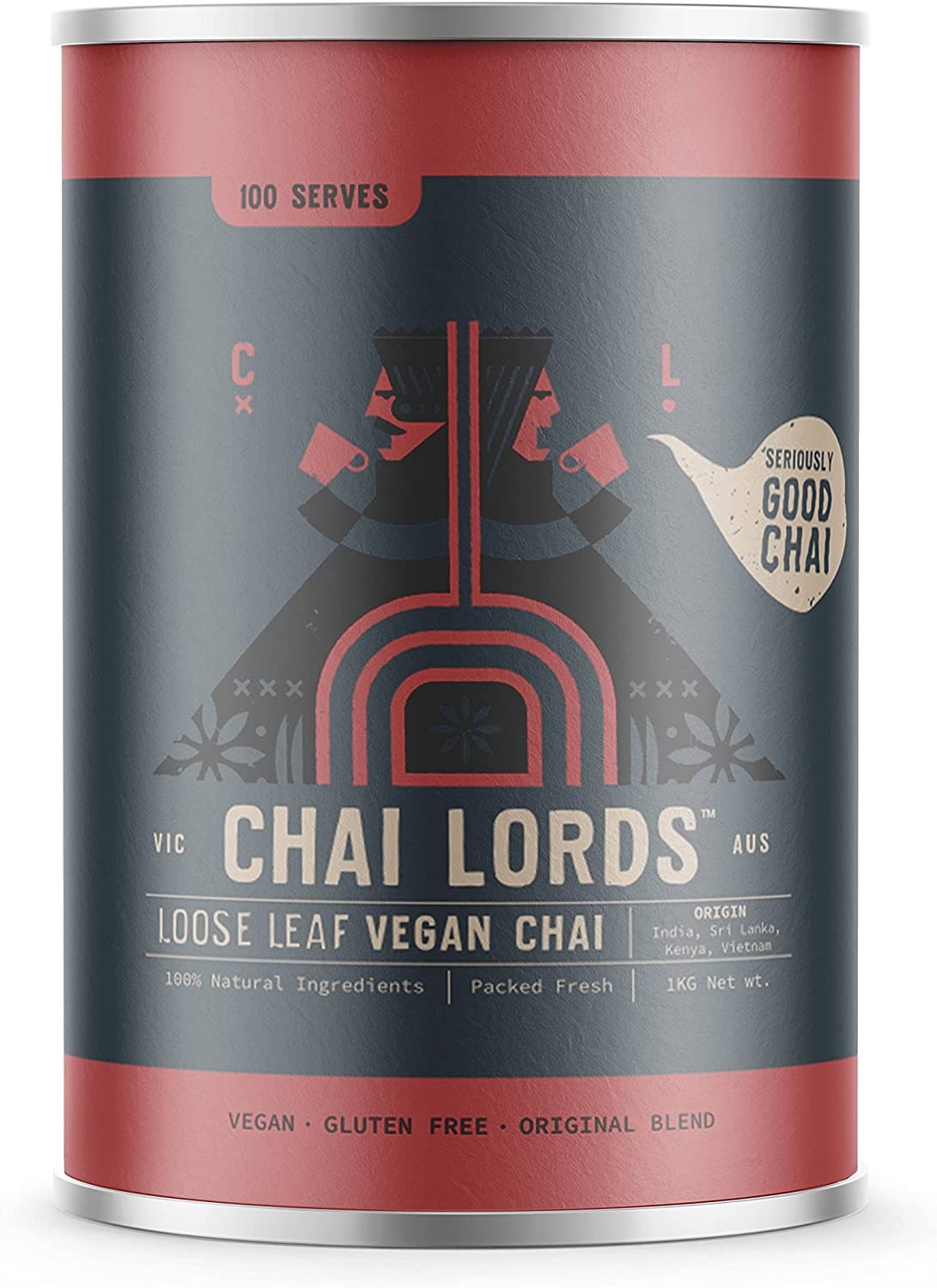 Chai Lords Chai Lords Loose Leaf Vegan Chai, 1 Kg, Chai