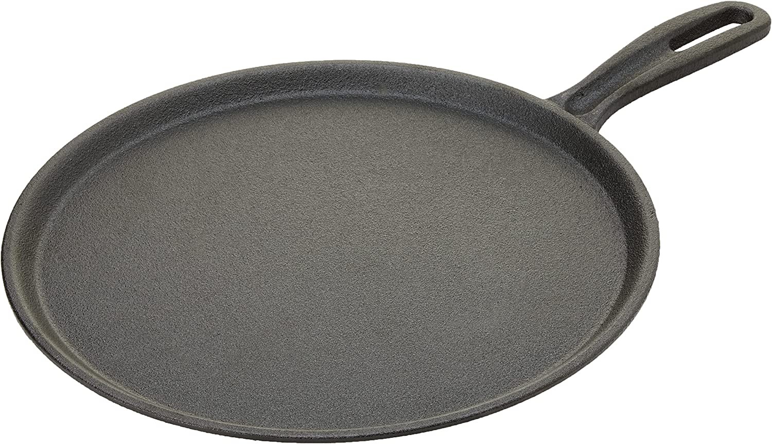 Classica Pre-Seasoned Cast Iron Flat Pan, 28 Cm Black