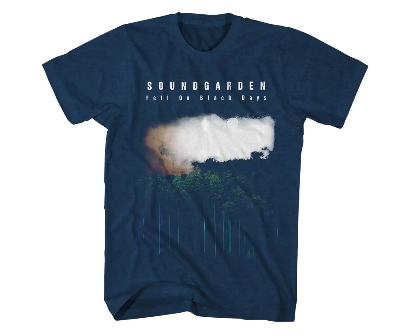 Soundgarden T Shirt Fell on Black Days Soundgarden Shirt – Navy