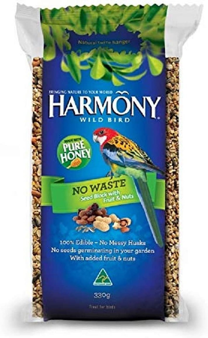 Harmony No Waste Seed Block Wild Bird Food Treats , 330 Gms