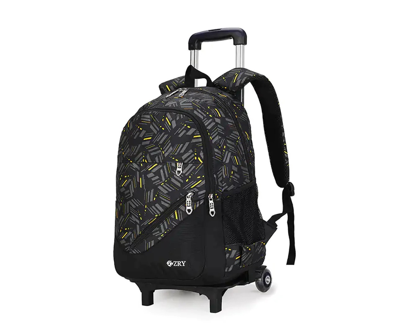 Boys Rolling Backpack Elementary and Middle School Trolley School Bag Large Capacity Wheeled Travel Bag A221