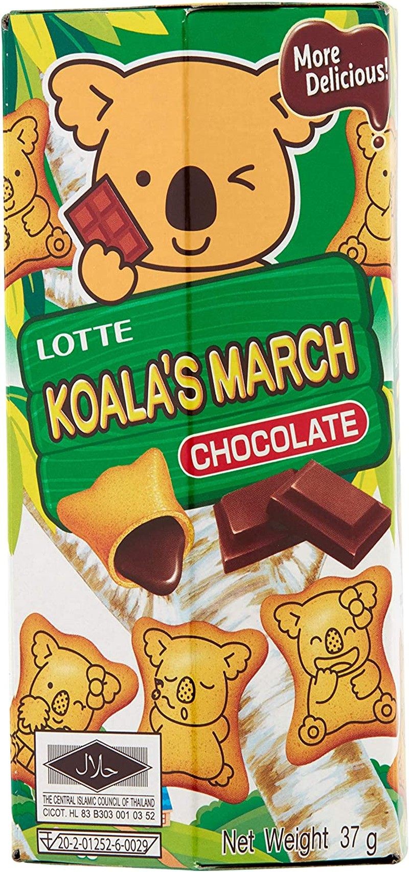 Lotte Koala’S March Chocolate Filled Cookies, 37 G