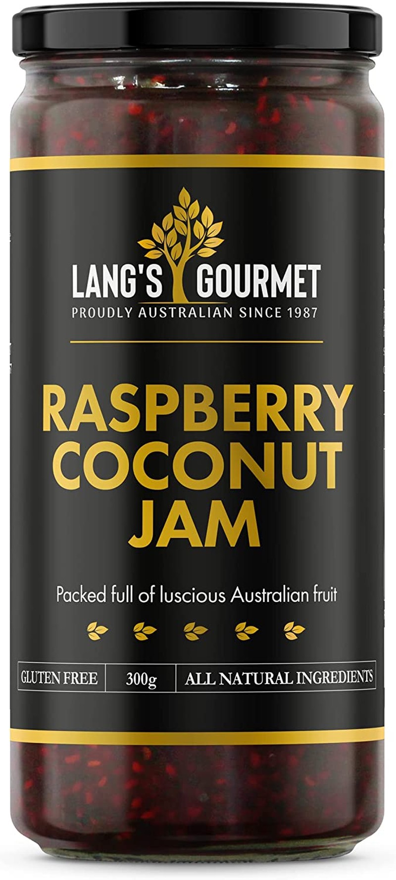 Langs Gourmet Raspberry Coconut Jam 300 G