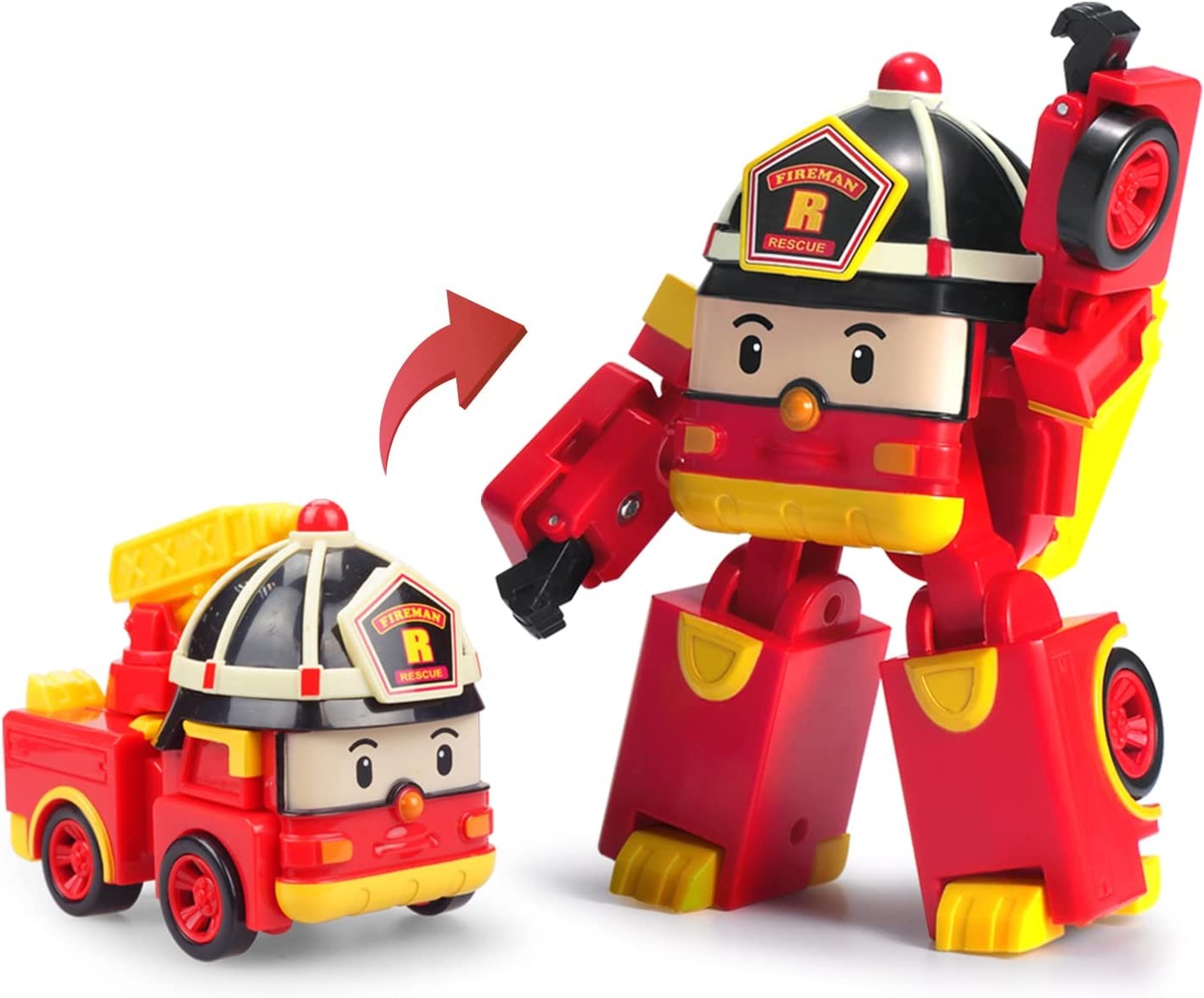 Robocar Poli Roy Transforming Robot, 4″ Transformable Action Toy Figure Holiday Discount