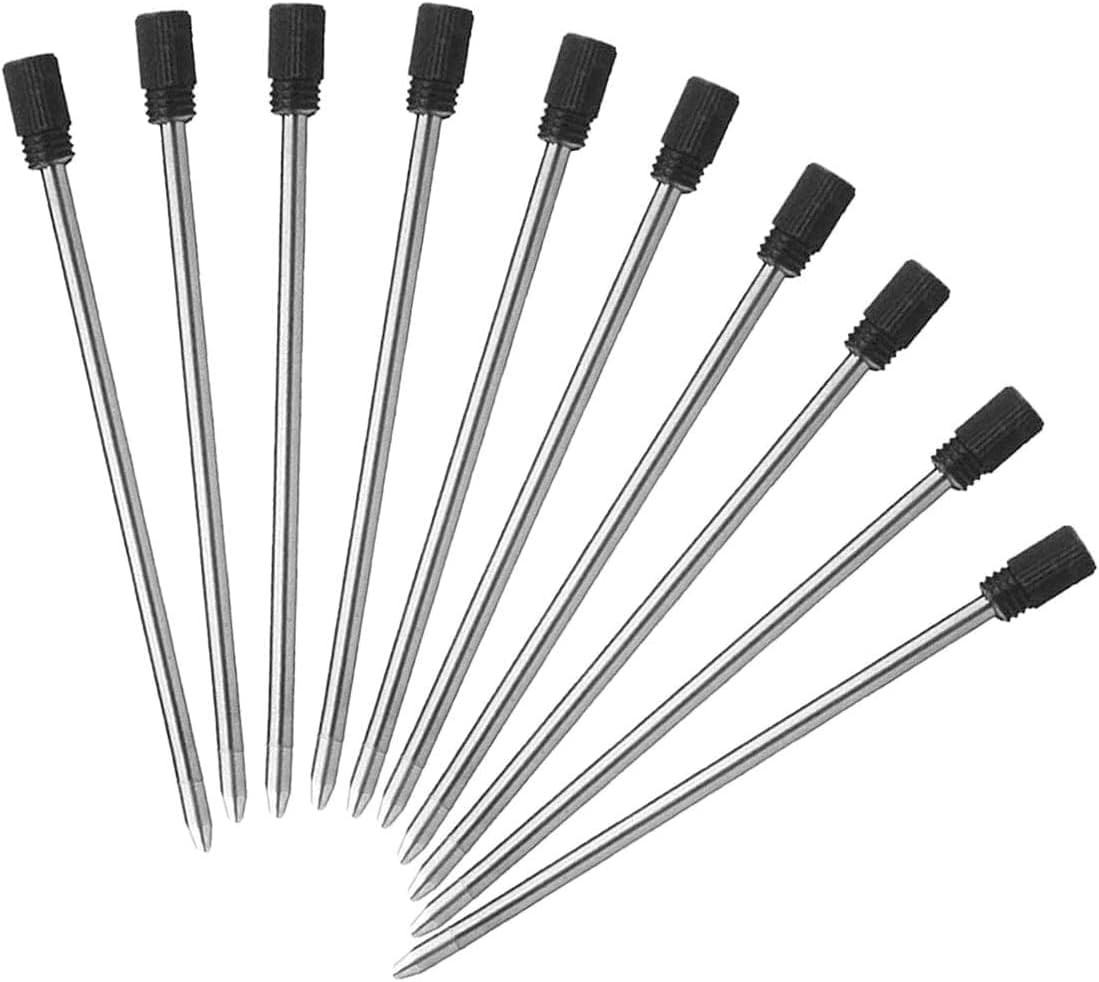 2.75” Ballpoint Pen Refills, Replaced Refills for Diamond Crystal Stylus Pens and Ballpoint Pens (Black Refills,10 Pack)