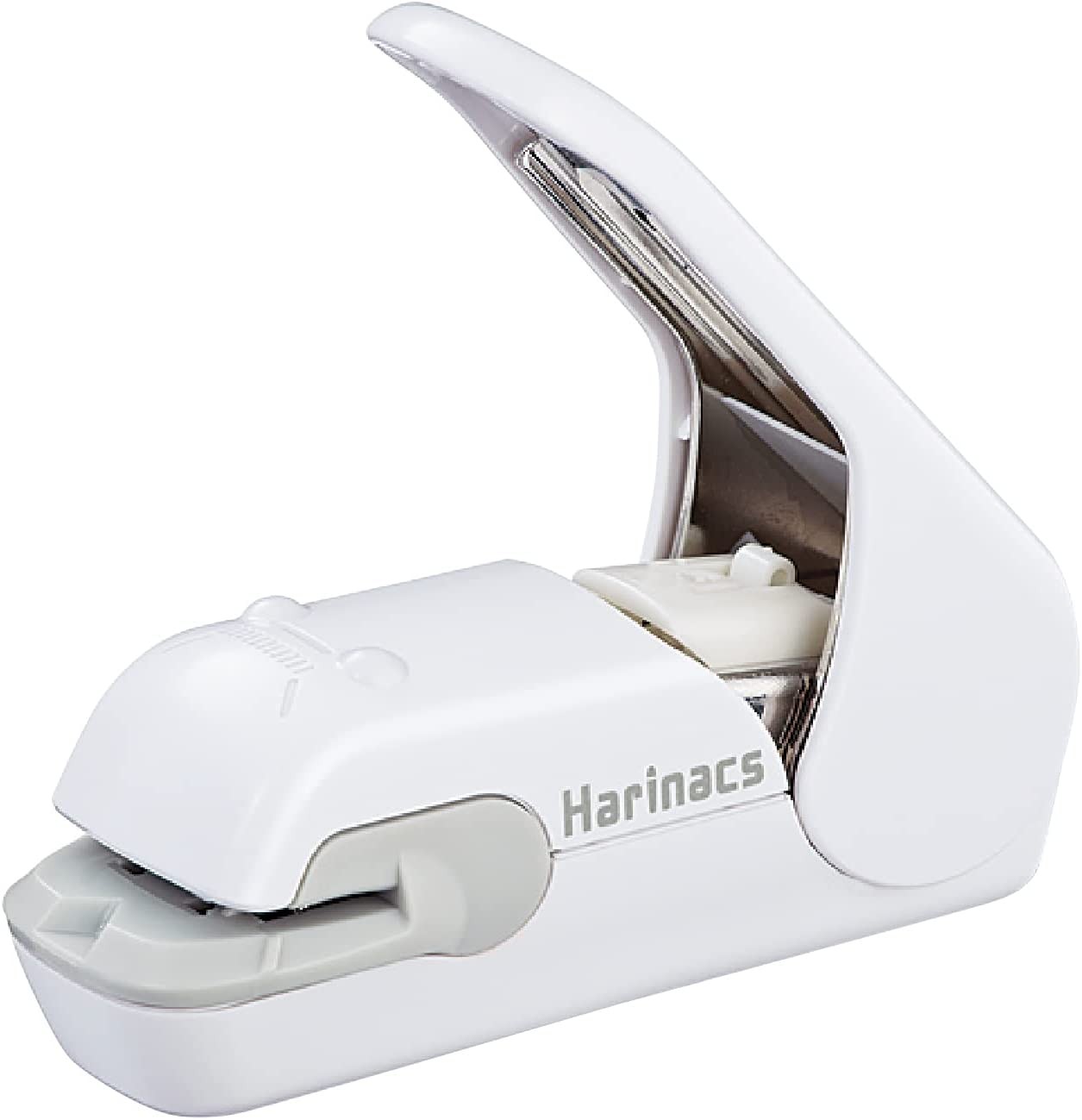 Kokuyo Stapleless Stapler, Harinacs Press, Holeless for 5 Sheets Binding (White)