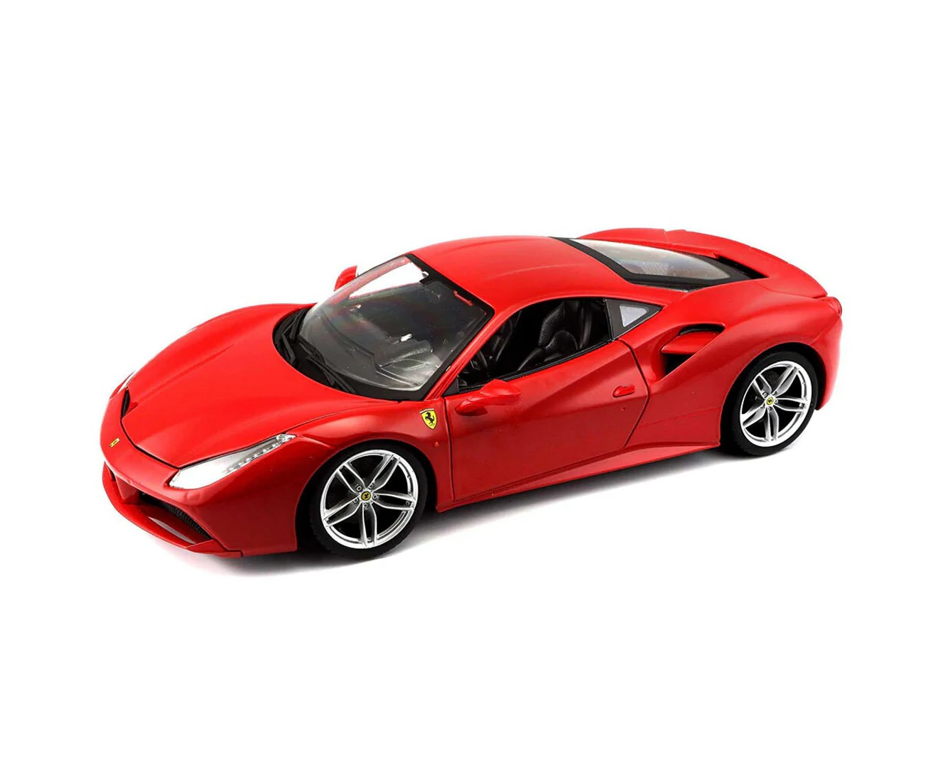 Bburago 1:18 Ferrari Race & Play 488 GTB Diecast Car Vehicle Toy Kids 3Y+ Red