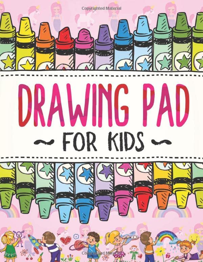 Drawing Pad for Kids: Blank Paper Sketch Book for Drawing Practice, 120 Pages, 8.5″ X 11″ Large Sketchbook for Kids – Boys and Girls