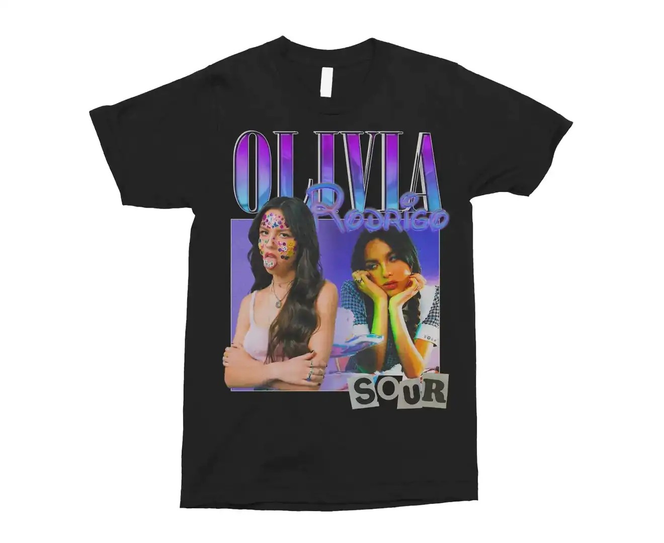 Olivia Rodrigo Sour T-Shirt – Black