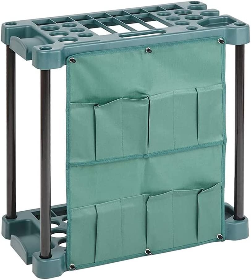 Lenoxx Garden Tool Organizer – Portable Utility Rack Holds 40 Yard Tools – Garage Organizers and Storage Home Essentials