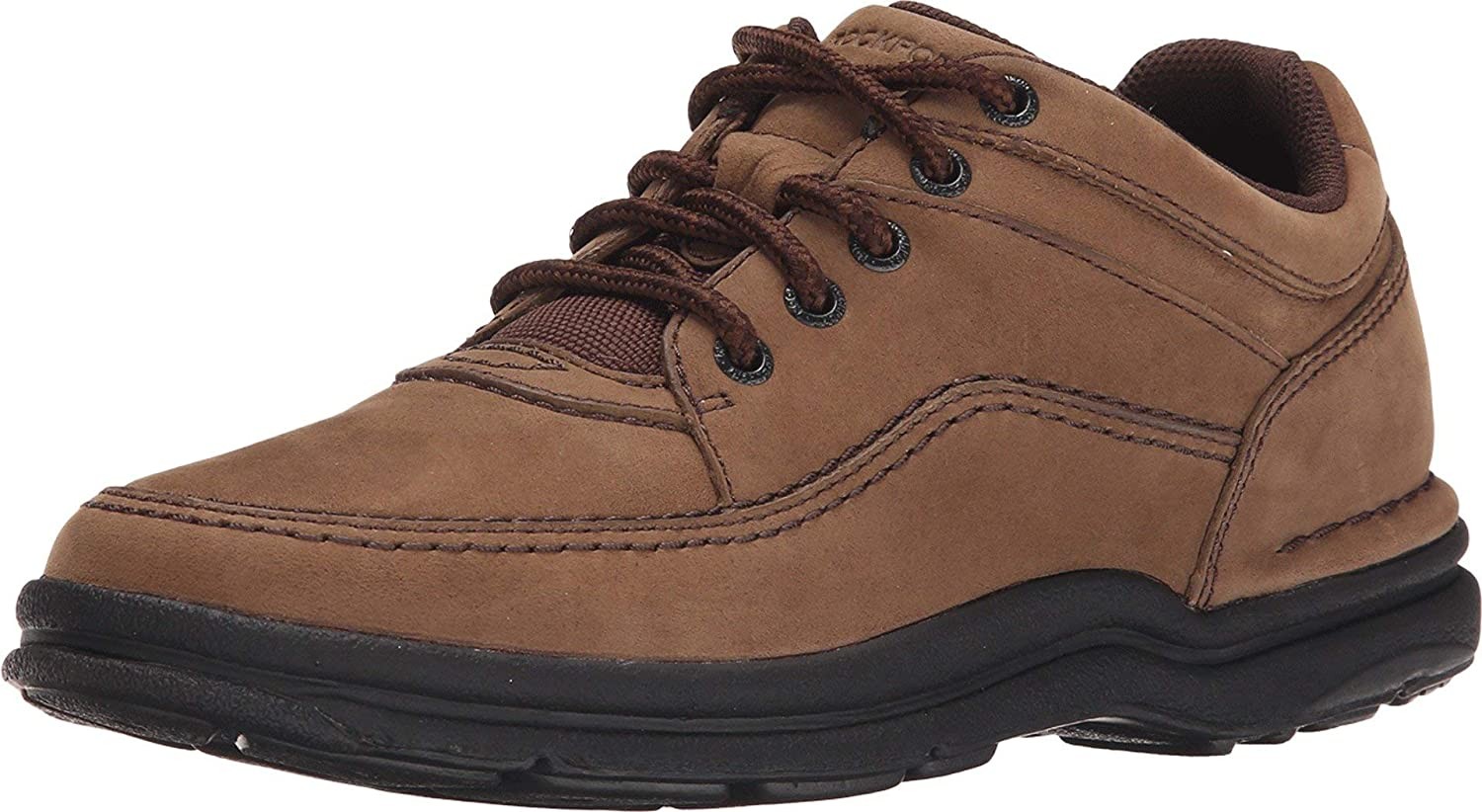 Rockport Men’S World Tour Classic Walking Shoe, Chocolate Nubuck, US 12