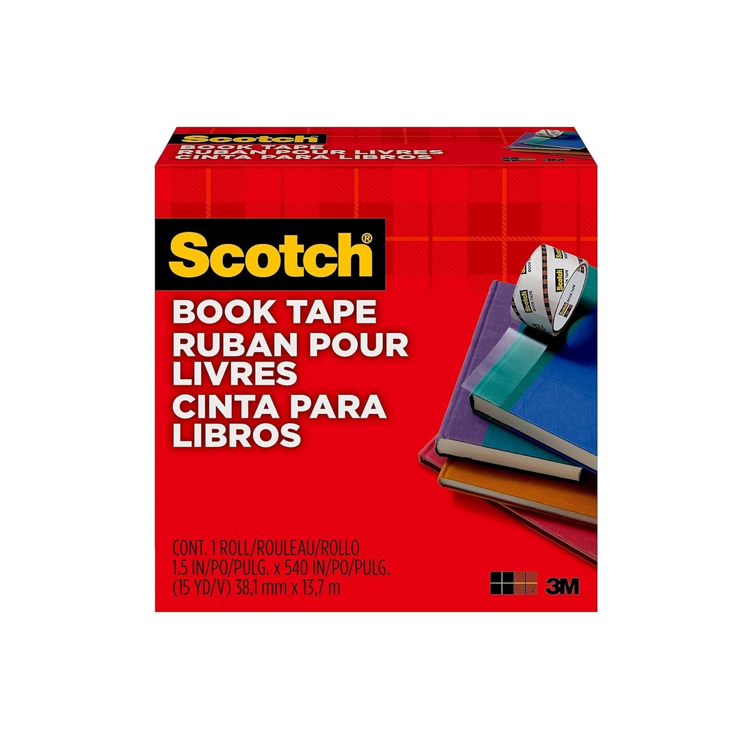 Scotch Book Tape 38Mm X 13.7M 845