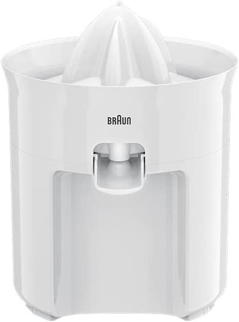 Braun Household Tributecollection Citrus Juicer CJ 3050 WH, Electric Juicer with Start & Stop Technology, Direct Serve, Protection Lid Included, 60W, White