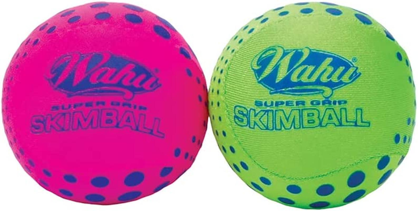 Wahu Super Grip Skimball, 6 Cm Diameter (Pack of 2), Pink/Green