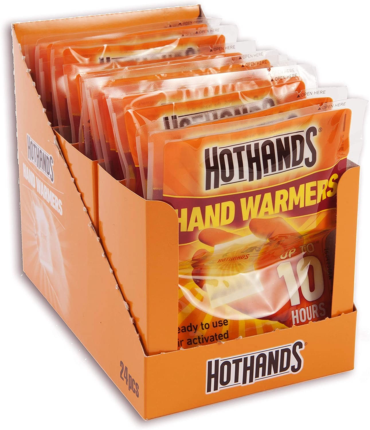 Hothands Hand Warmers 24 Pack – Air Activated Warmers – up to 10 Hours of Heat