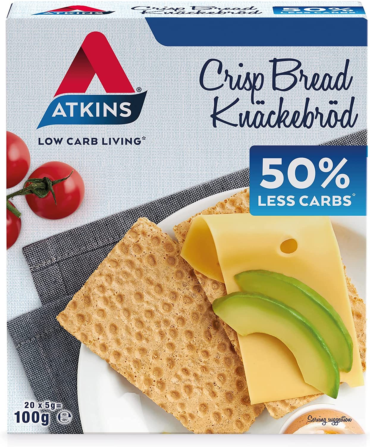 Atkins Low Carb Crispbread 100G