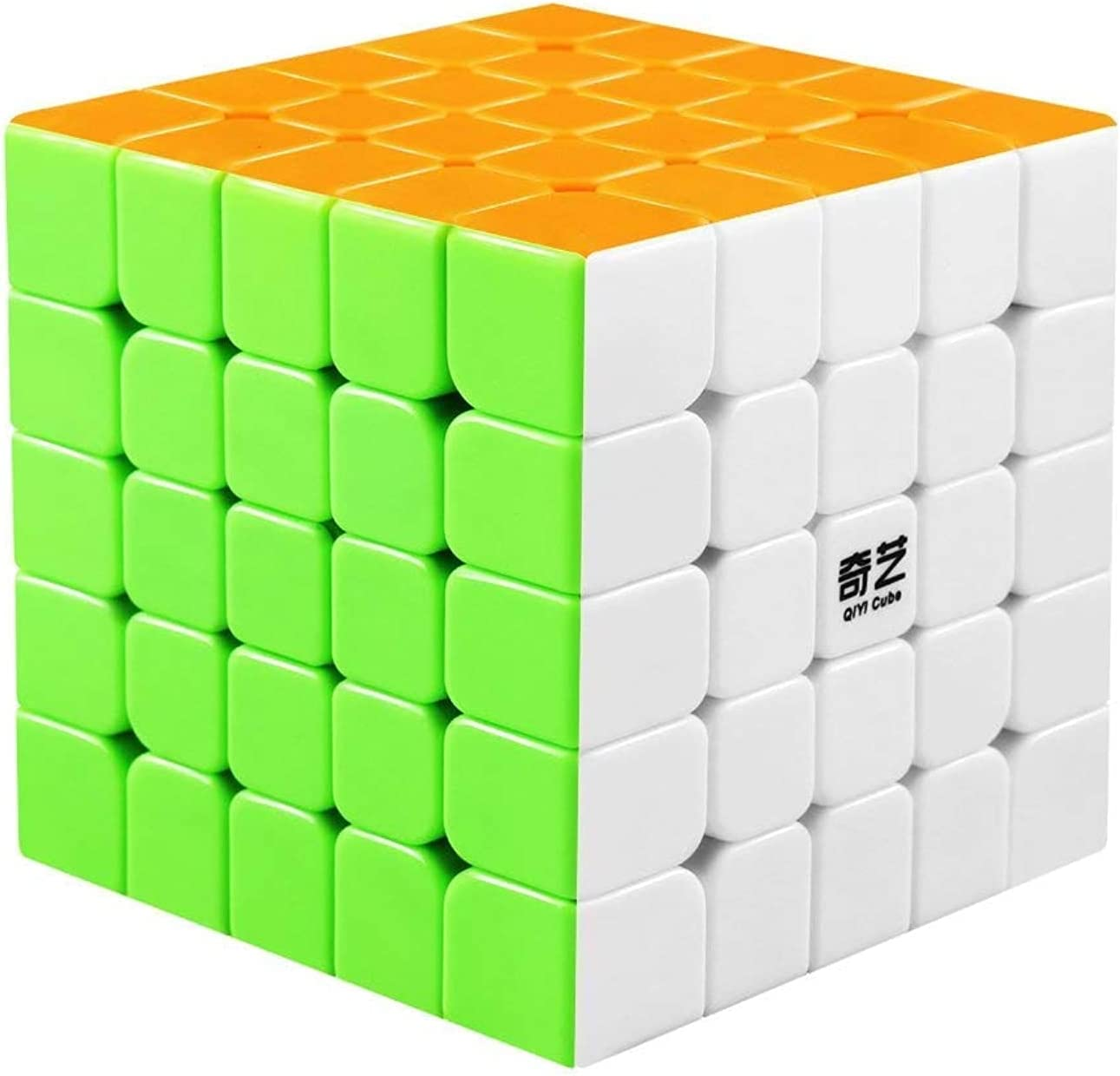 Coogam Qiyi 5X5 Speed Cube Stickerless Puzzle Toy (Qizheng S Version)