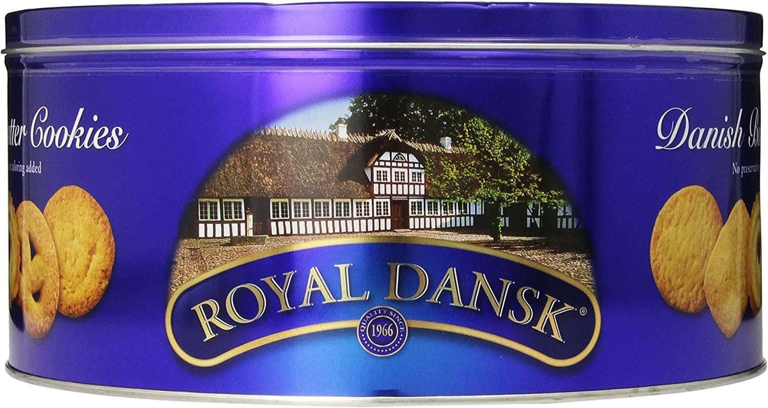 Royal Dansk Danish Butter Cookies 4 Pound Tin