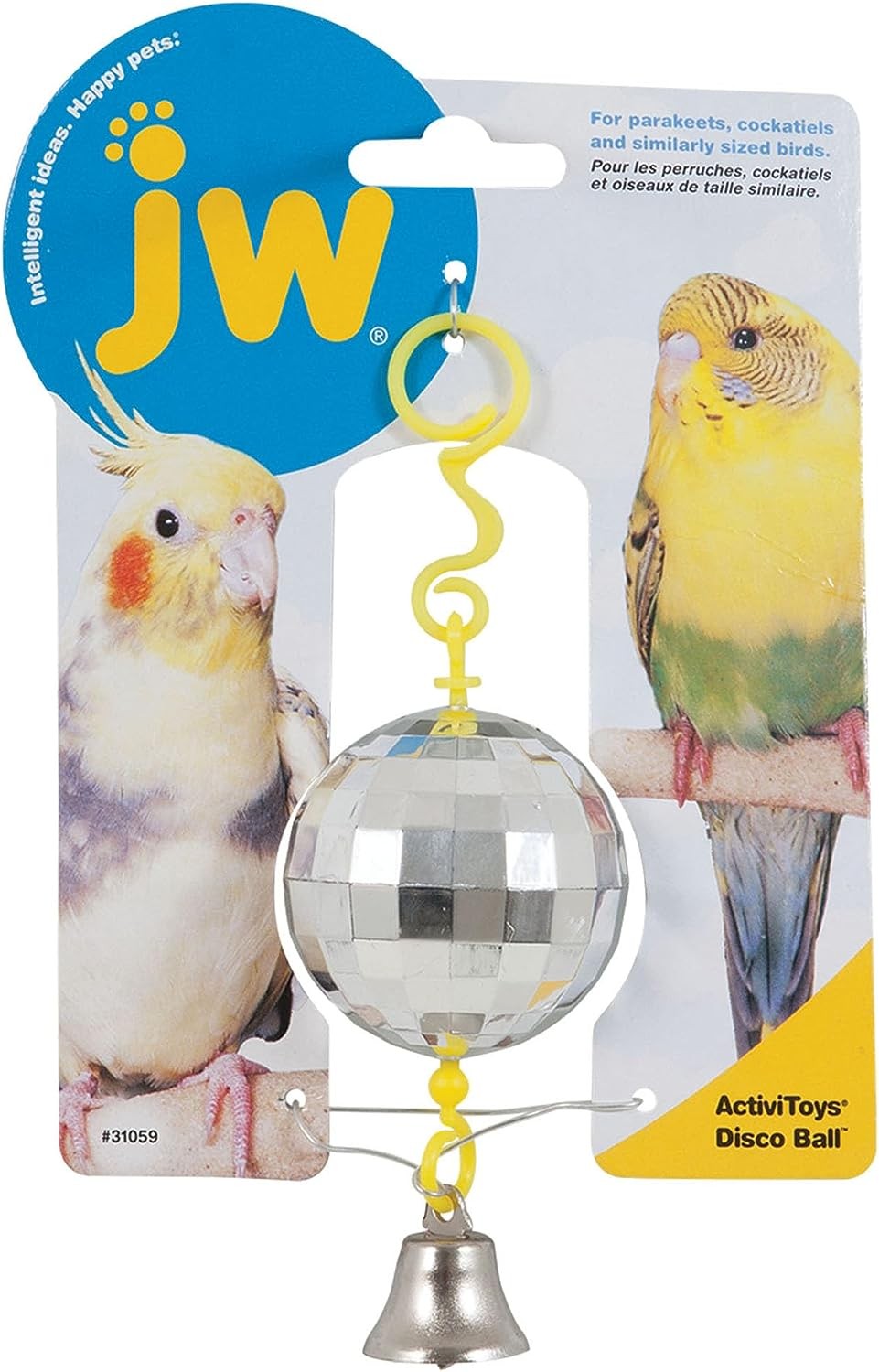 JW Pet 31059 Insight Disco Ball Bird Toy,Small