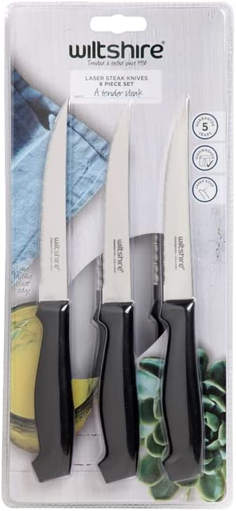 Wiltshire Laser Steak Knife 6-Pieces Set