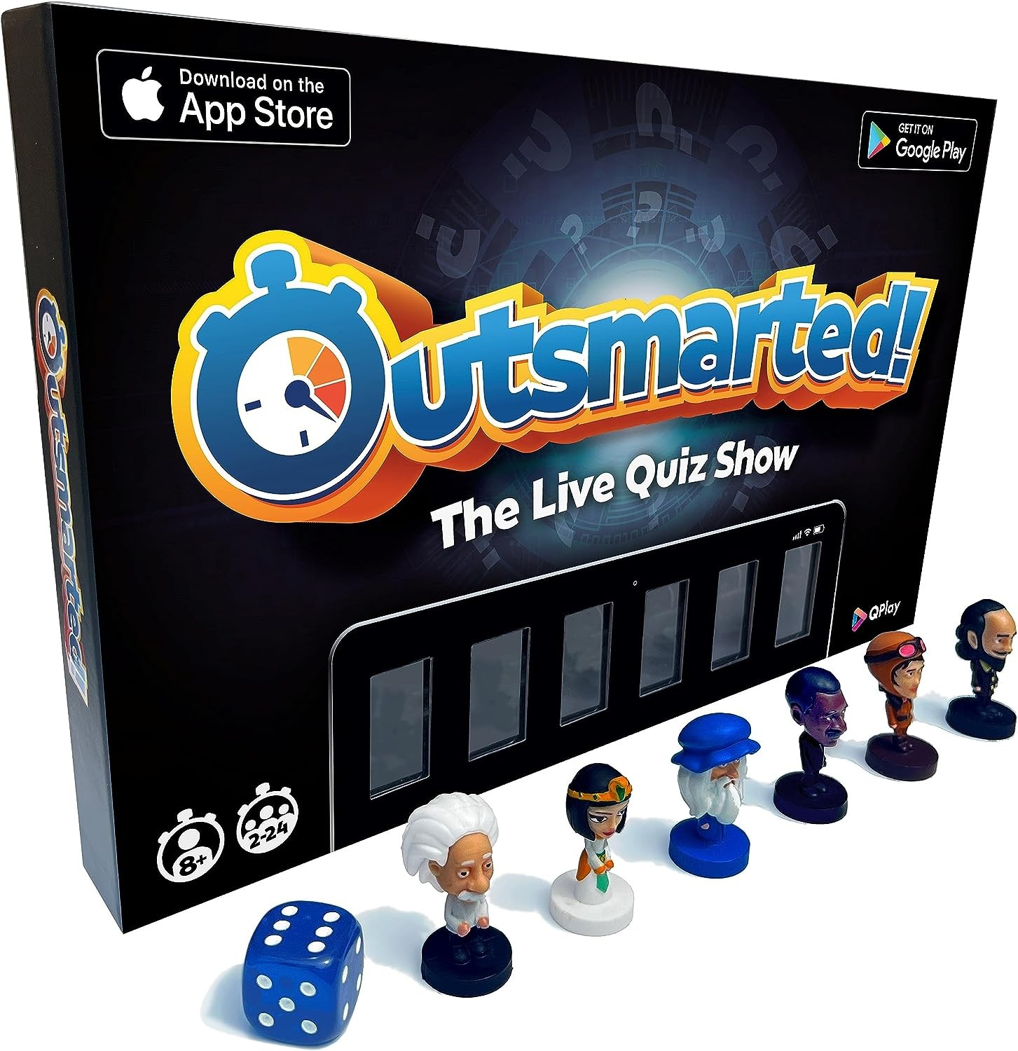 OUTSMARTED! the Live Family Quiz Show Board Game | Ages 8+ | for 2 to 24 Players (2023 Edition)