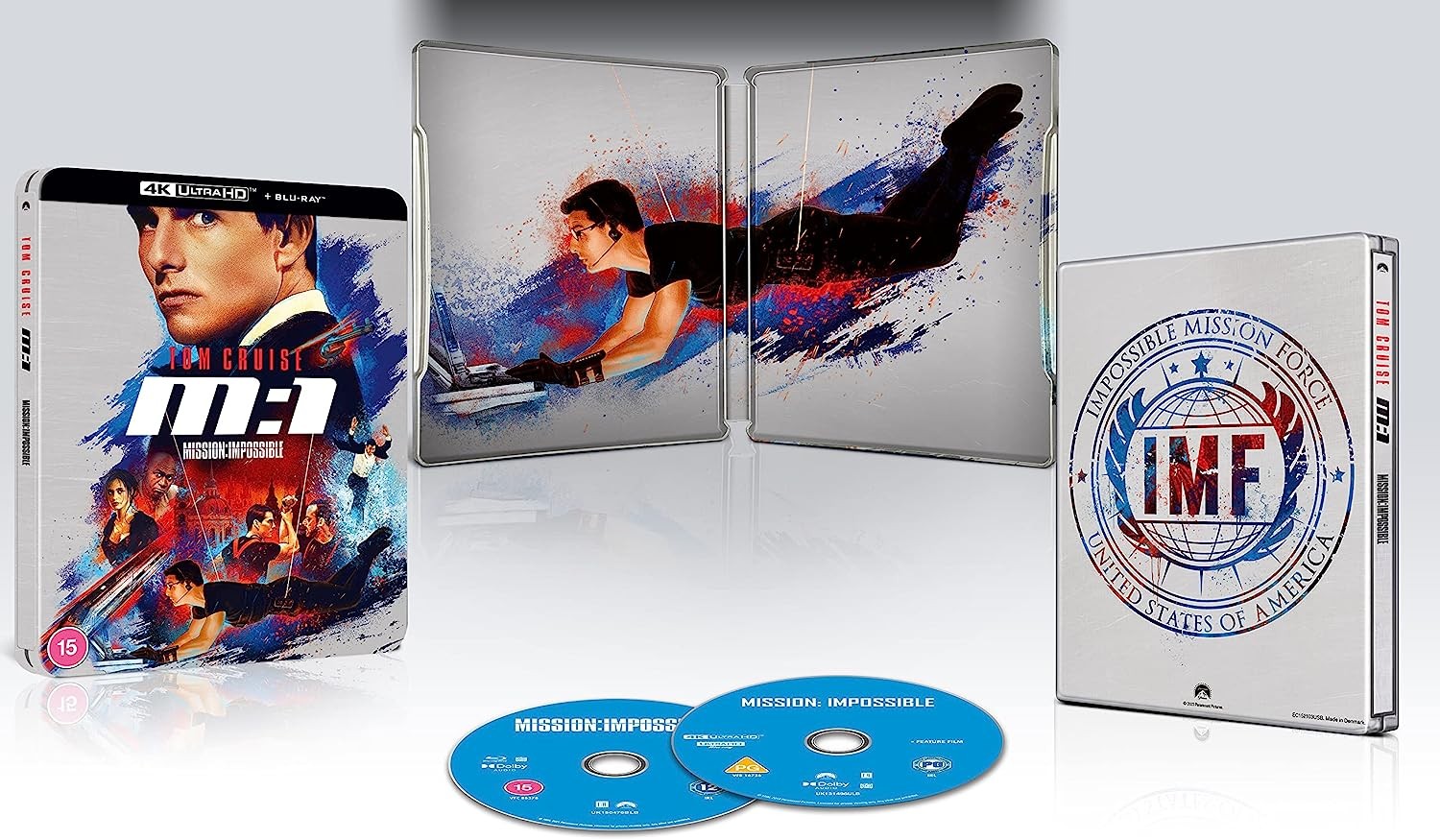 Mission: Impossible 4K UHD + Blu-Ray Steelbook [Region a & B & C]